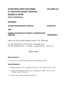 4. Astor Investment s Ltd - Ruling