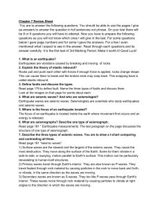 Chapter 7 Review Sheet You are to answer the following questions