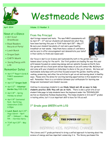 April 2014 - Westmeade Elementary School