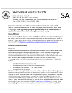 Study Abroad Guide for Parents