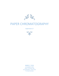 Paper Chromatography - Alexandria Drake Conti