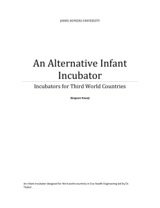 An Alternative Infant Incubator - JScholarship