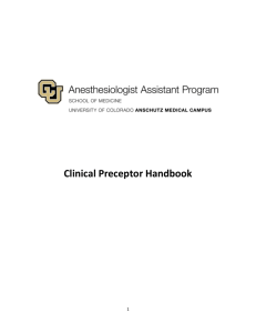 Preceptor handbook