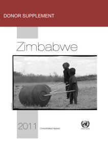 Consolidated Appeal for Zimbabwe 2011