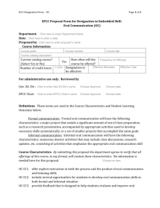 OC Proposal Form