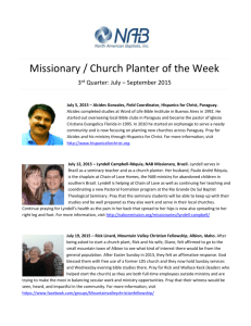 MCP of week 3rd QTR July-Sept 2015