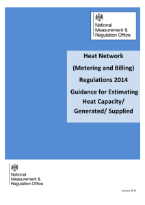 Guidance for Estimating Heat Capacity / Generated