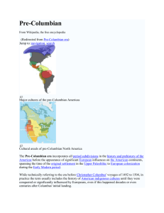 Cultural areals of pre-Columbian North America