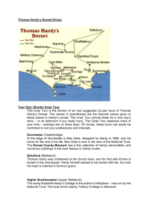 Thomas Hardy`s Dorset Drives Tour One: Shorter Inner Tour This