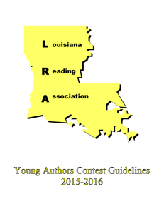 LRA Young Authors Contest Guidelines
