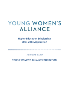 YWAF YOUNG LEADERS SCHOLARSHIP