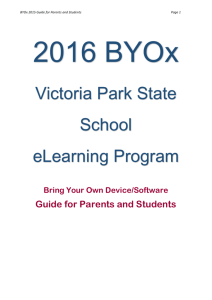 2016 BOYD Guide for Parents and Students