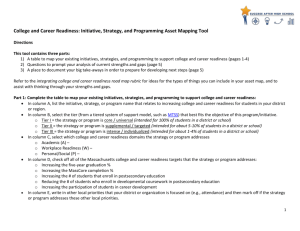 CCR Asset Mapping Tool - Massachusetts Department of Education