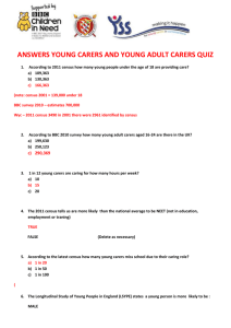 Young Carers Quiz with ANSWERS