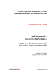 DOCX file of Building Capacity for Assistive Technology
