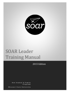 As a SOAR leader, I will - Missouri State University