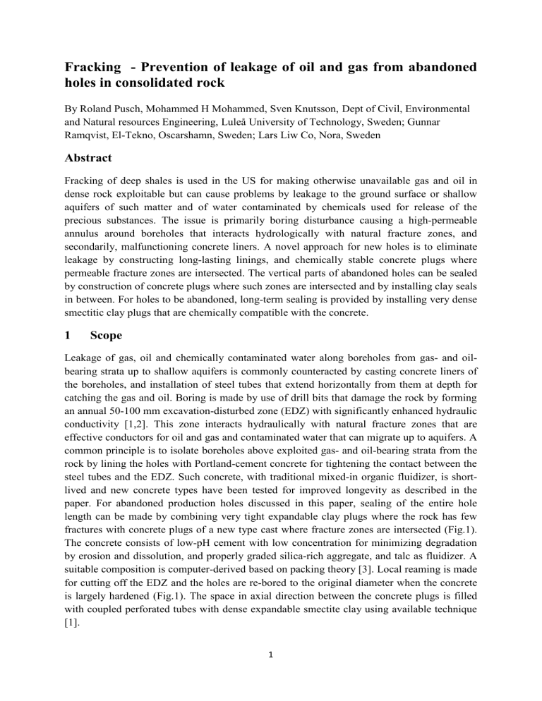 fracking research paper thesis