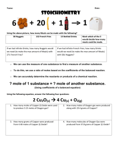 Stoichiometry