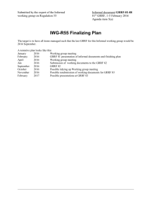 IWG-R55 Finalizing Plan
