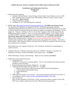 Meeting Notes from 2/25/15