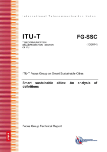 Smart sustainable cities: an analysis of definitions