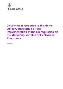 Government response to the Home Office Consultation on
