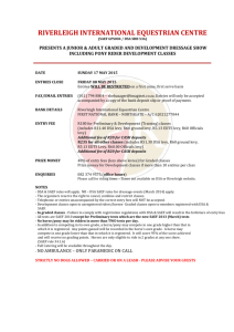 entry form – riverleigh dressage 17 may 2015