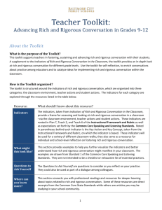 to view the toolkit. - Baltimore City Public School System