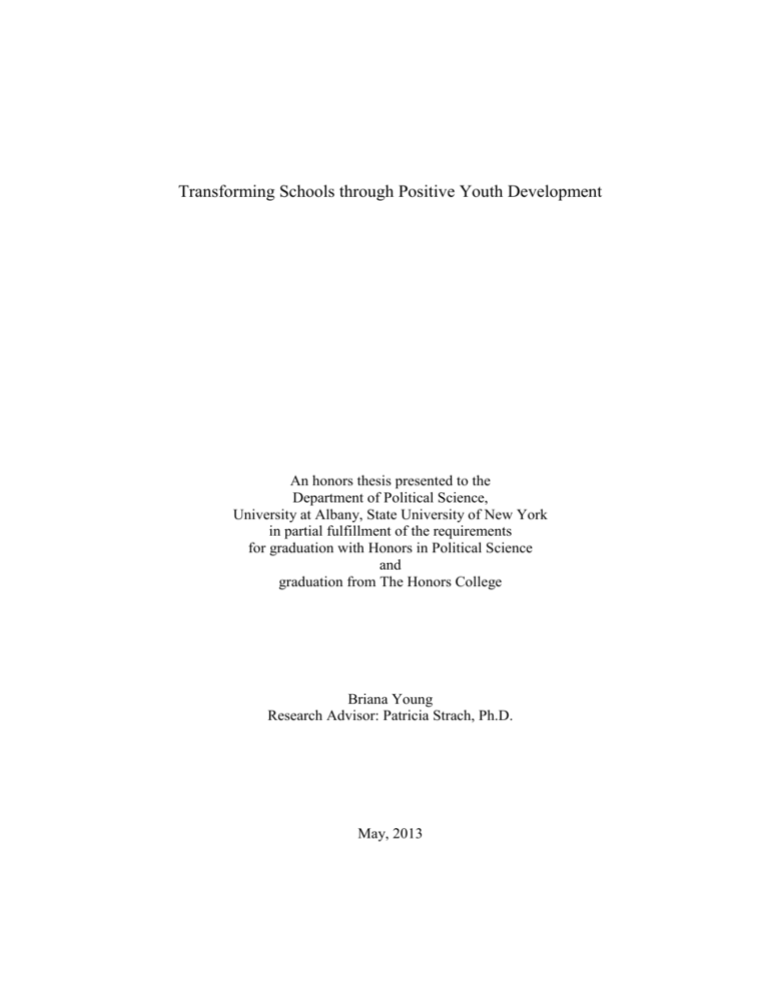 phd thesis positive youth development