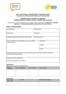 2015 APCASOT Application Form