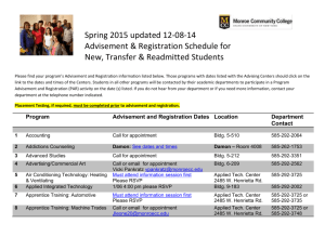 Damon City Campus Orientation, Advisement, & Registration