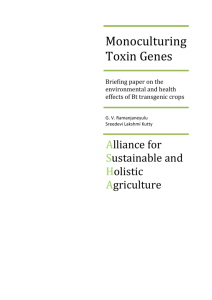 Monoculturing Toxin Genes 4.0