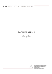 Radhika Khimji - Karavil Contemporary