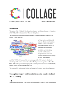 Collage Newsletter Third Edition