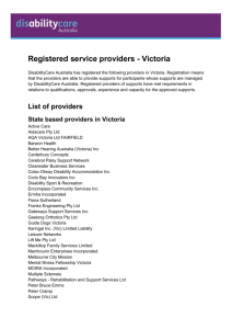 List of registered providers