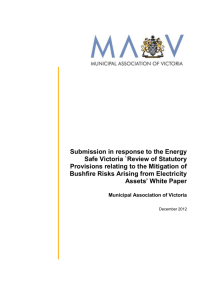 Submission to ESV bushfire mitigation review White Paper (Word