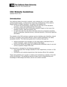 Web Style Guide - The California State University