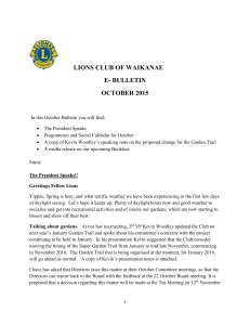 Club Bulletin - Lions Clubs New Zealand