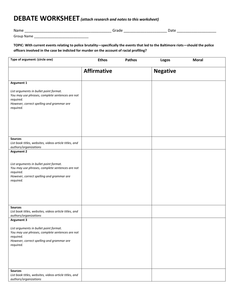 ethos logos pathos graphic organizer