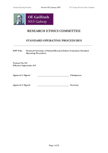 APPENDIX 2: Constitution of the Research Ethics