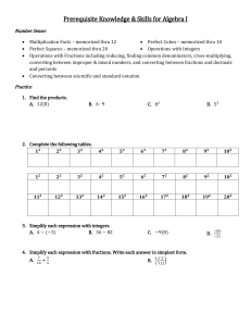 Algebra