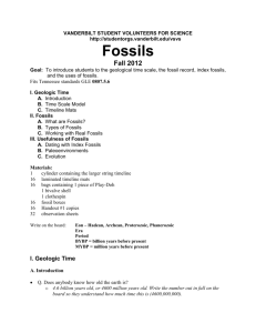 Fossils - Vanderbilt University