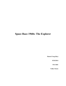 Space Race 1960s: The Explorer - ESL 100