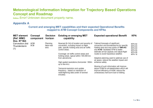 Meteorological Information Integration for Trajectory Based