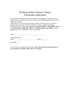 North Prairie Alumni Scholarship Application