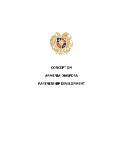 policy on armenia-diaspora partnership development