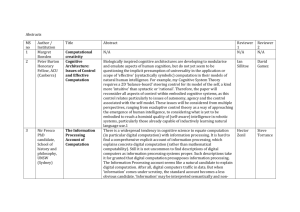 AISB11_Abstracts - Department of Computing