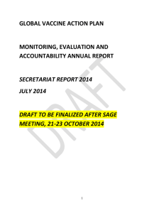 GVAP Secretariat Report - World Health Organization