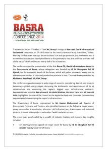 Post Conference Report - Basra Oil, Gas & Infrastructure Conference