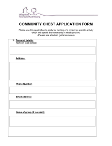 application form - Shropshire Towns and Rural Housing